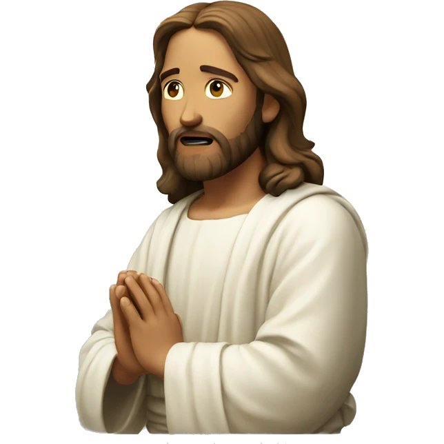 jesus christ pray emoji