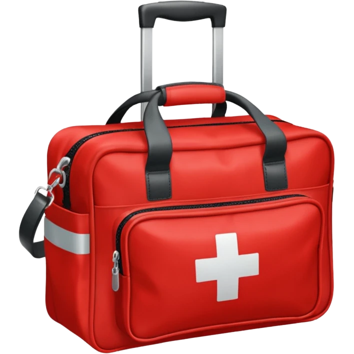 red paramedic bag emoji