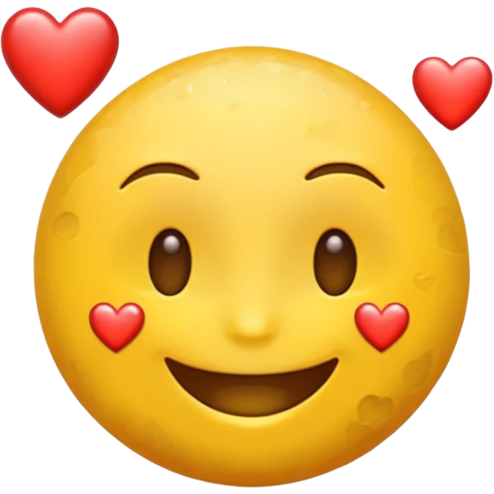stoned emoji with hearts emoji