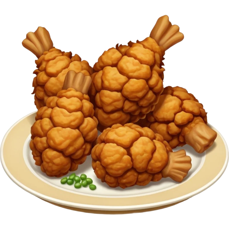 Japanese fried chicken karaage emoji