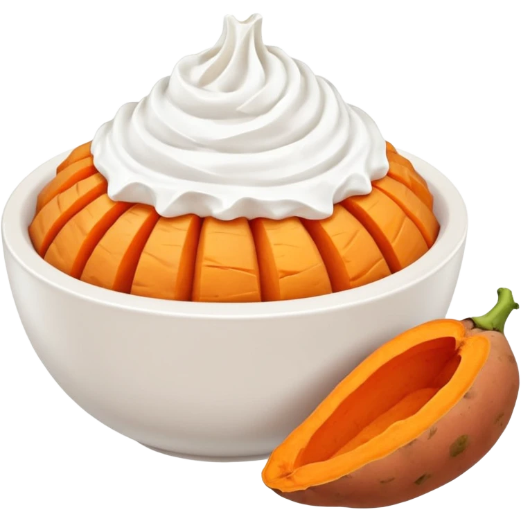 	Sweet Potato with Cottage Cheese emoji