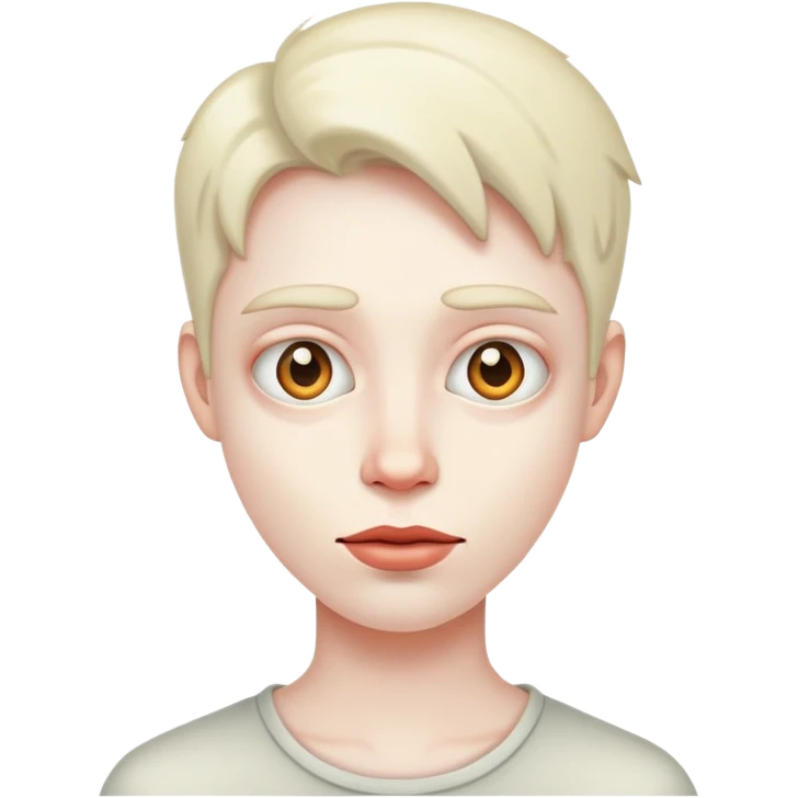 nut job character, quirky and wild emoji