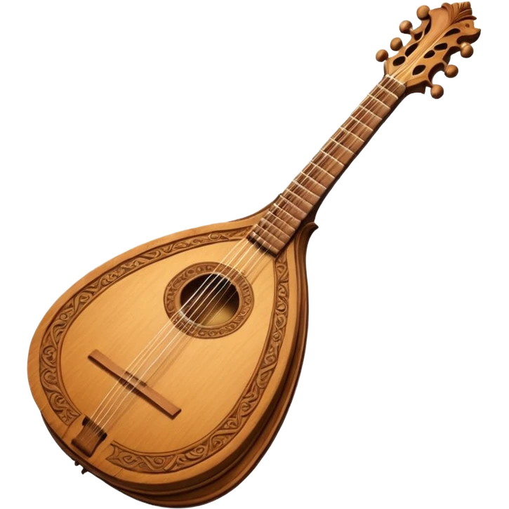 Rennaissance lute emoji
