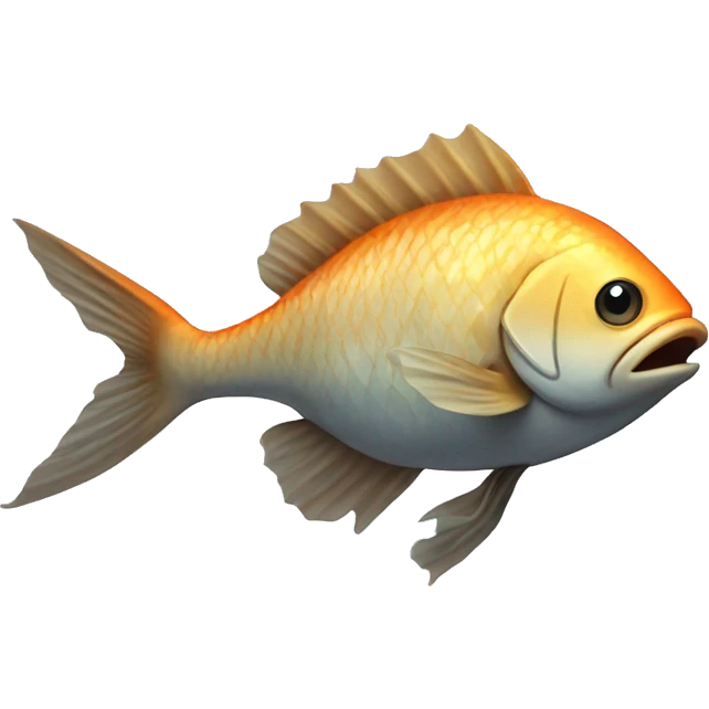 FISH WITH LONG MUSCULAR LEGS emoji
