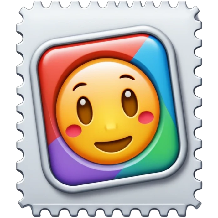 Postage stamp  emoji
