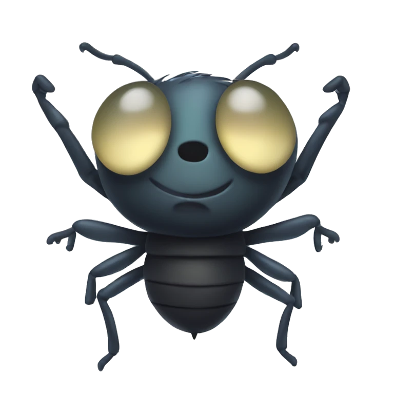 Evil fly rubbing hands together emoji