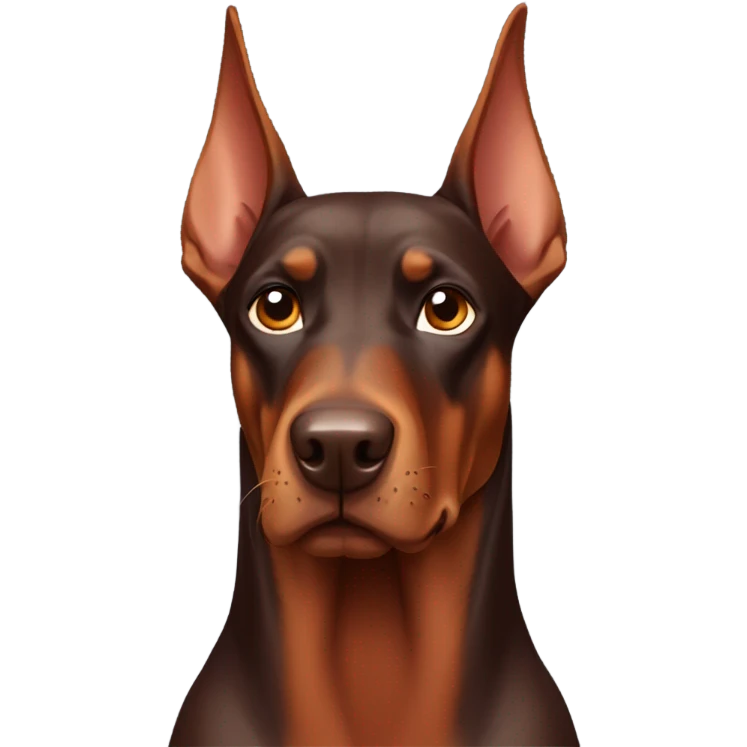 Red Doberman  emoji