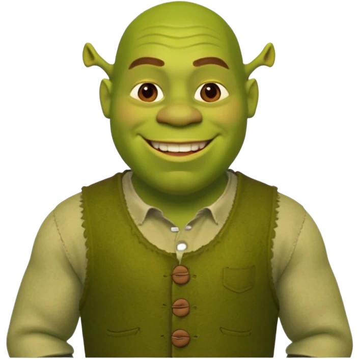 Shrek from the movie emoji