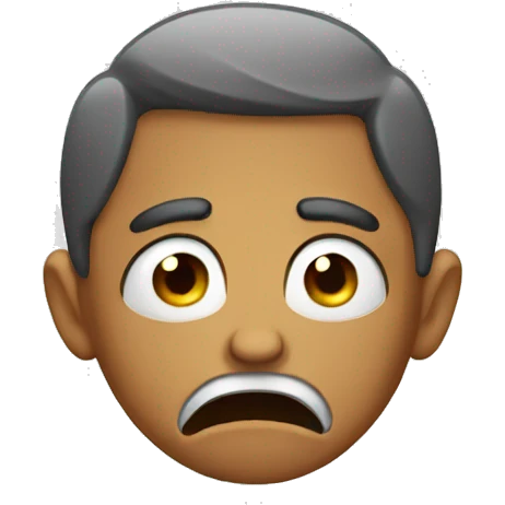 Crying guy emoji