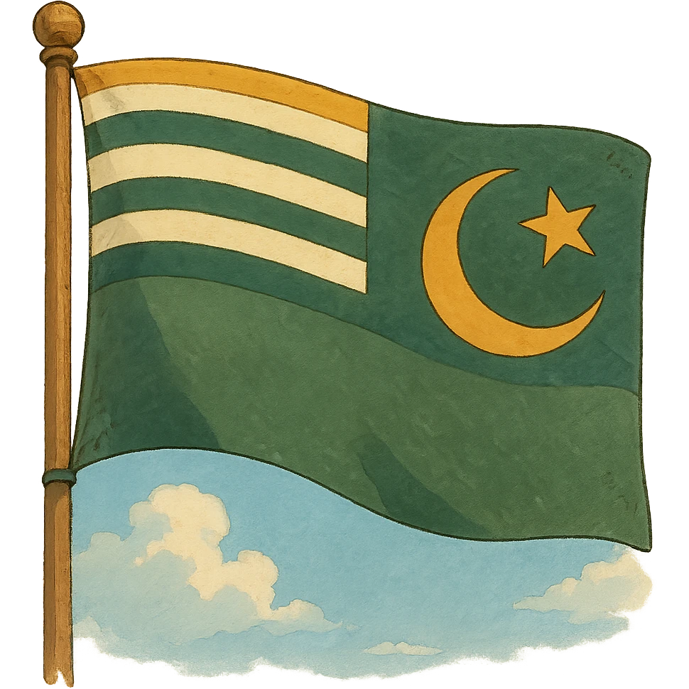 Azad Kashmir flag emoji