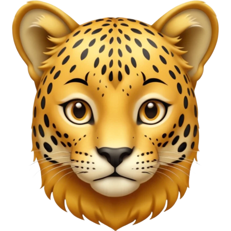 A high-resolution photo-realistic digital illustration of a young jaguar, chest upward A high-resolution, photo-realistic digital illustration of a majestic young jaguar emoji