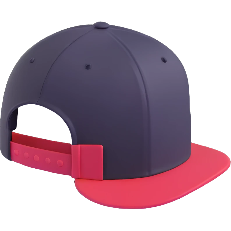 cap with the back visible emoji