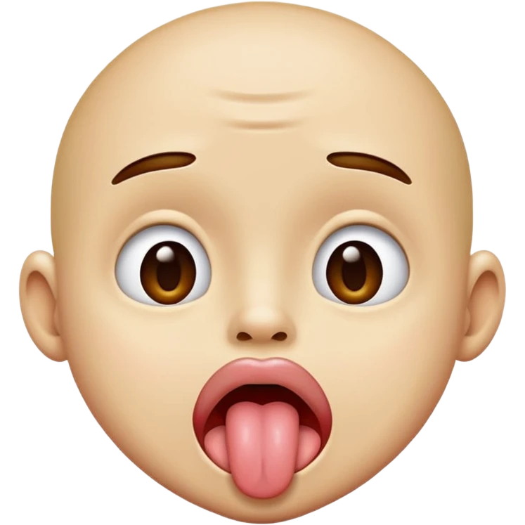 Face with tongue out emoji