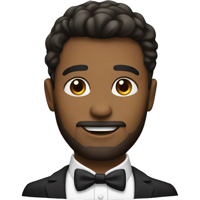solo man in formal attire no beard emoji