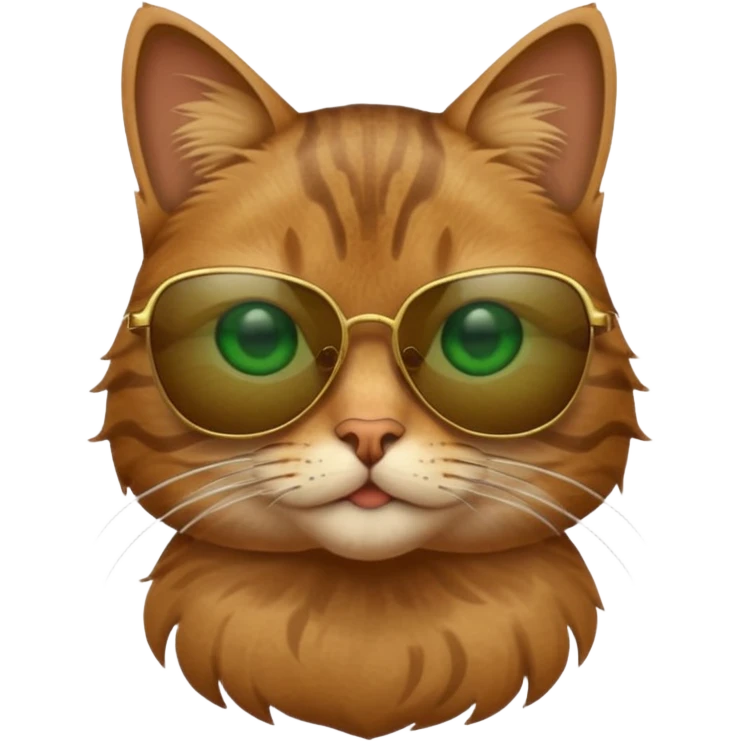 Cat wearing sunglasses emoji