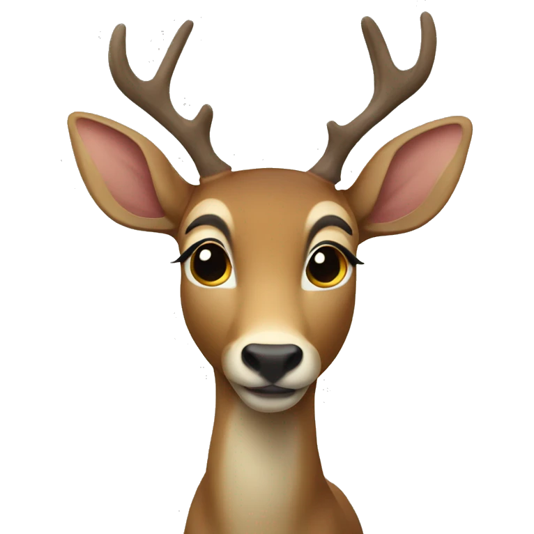 deer saying hi emoji