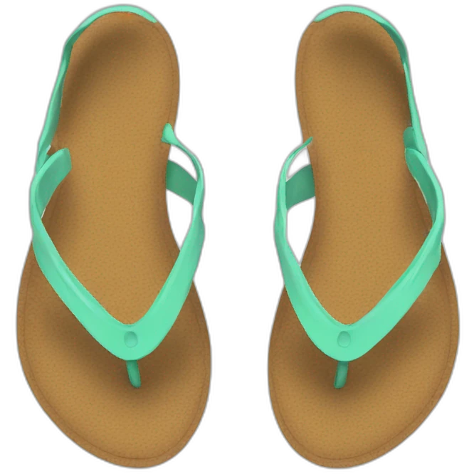 flip flop sandal emoji