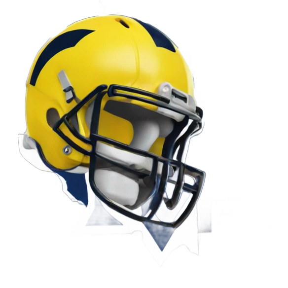 Michigan Wolverine with block M emoji