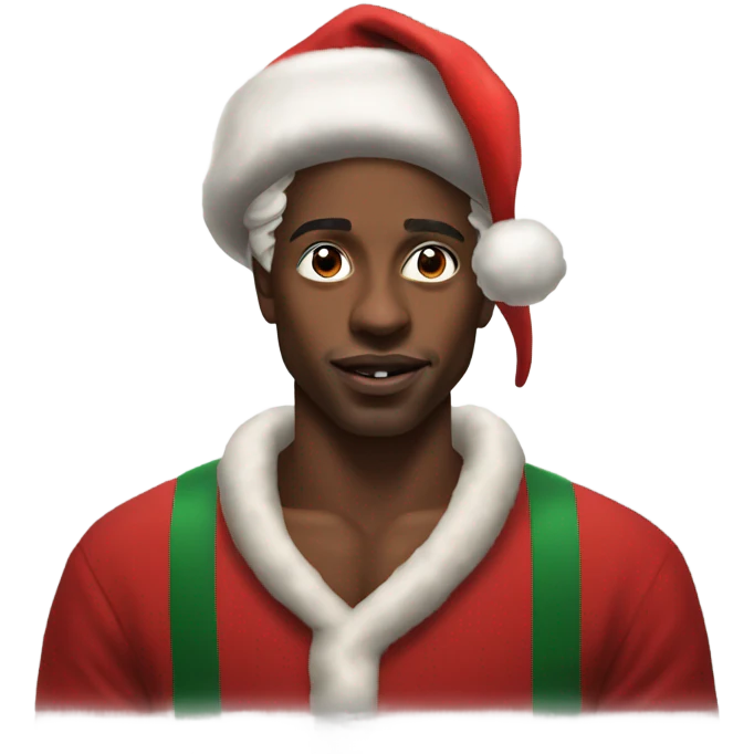 playboy Carti as Santa emoji