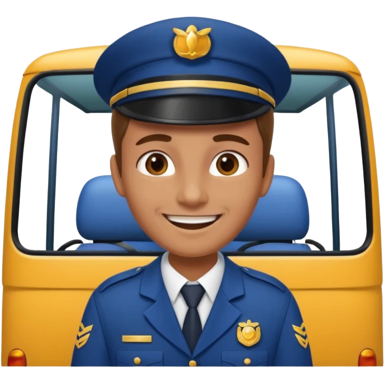 minibus driver emoji