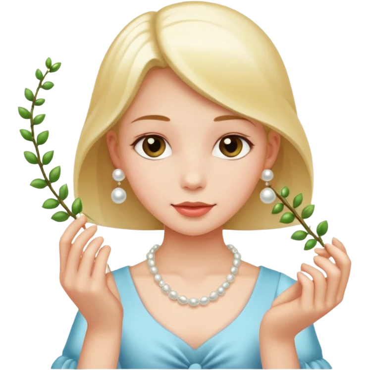 Pearl String Girl emoji