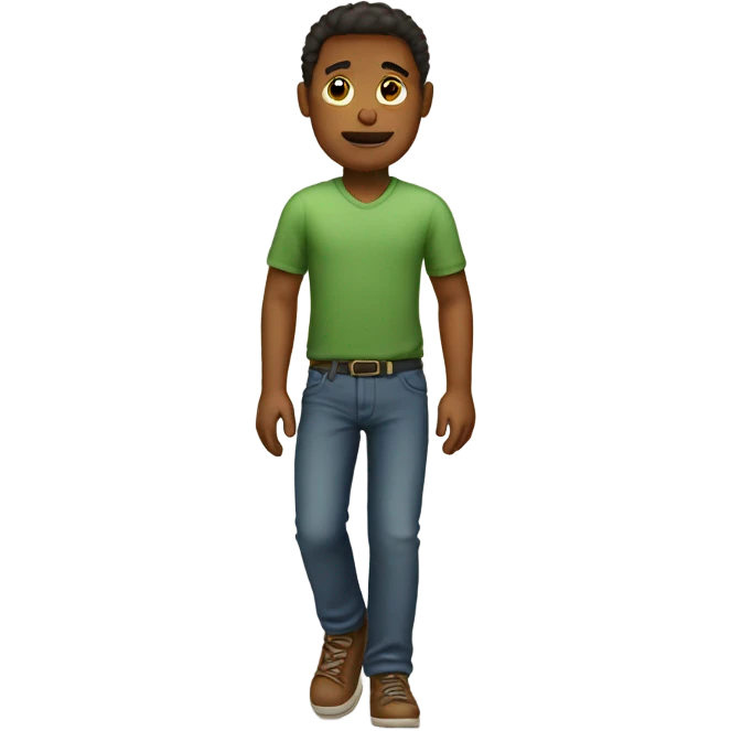 Human with 3rd leg emoji