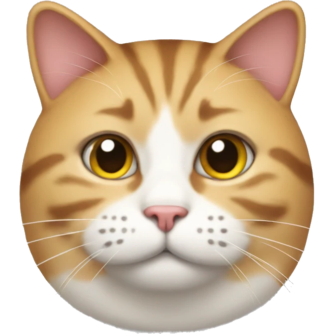 A fat cat emoji