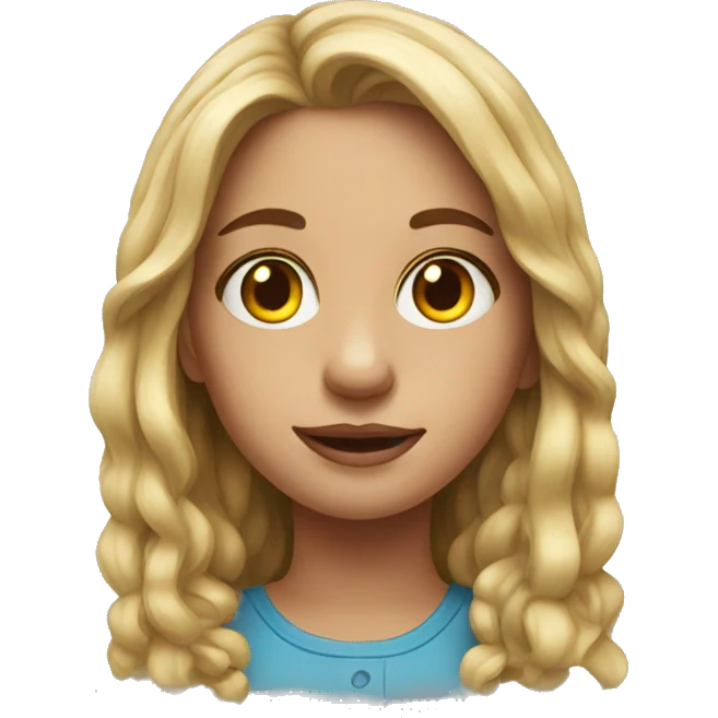 realistic portrait of a girl emoji
