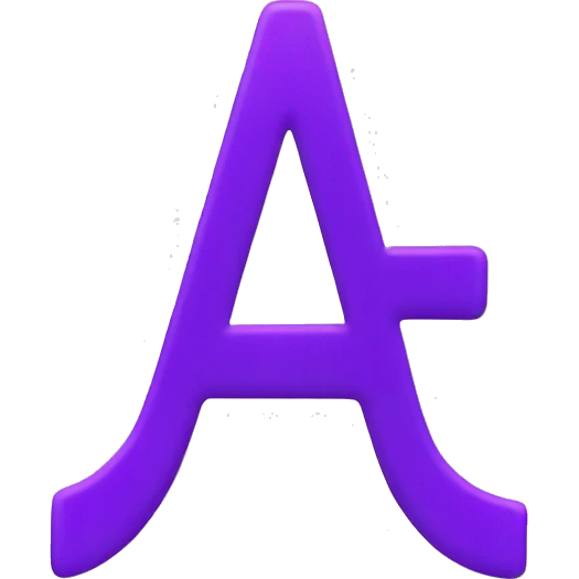 the word LAF in purple letters with a curved upwards arrow behind it emoji