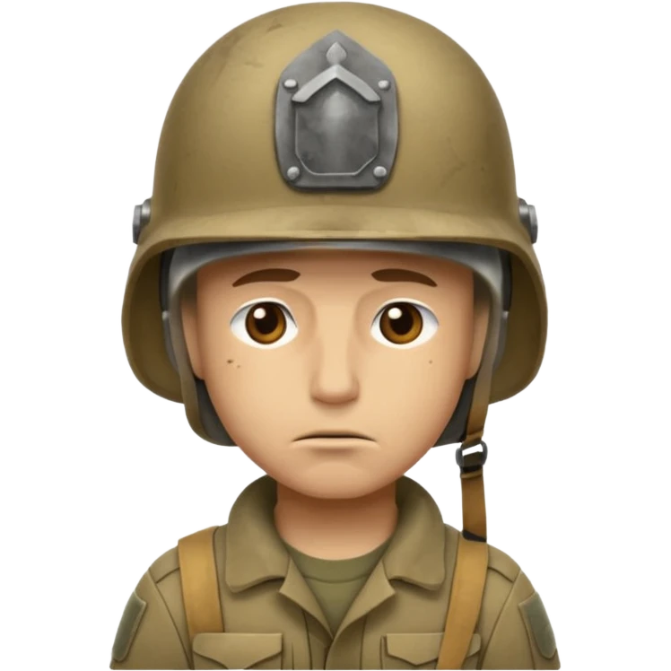 tired soldier emoji