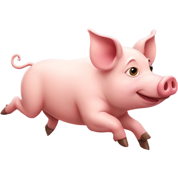 pig flying emoji