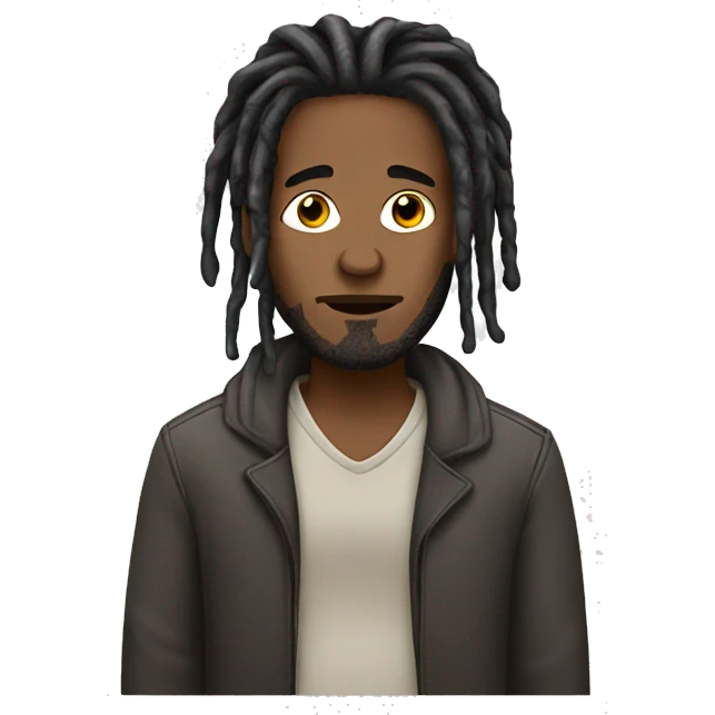 Man with dreads emoji