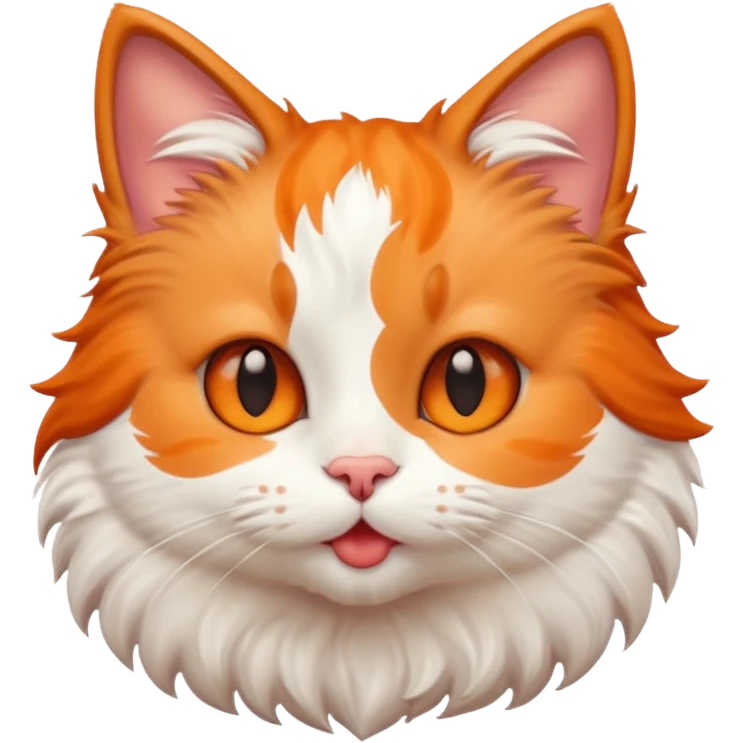 kitty  with human big lips  emoji