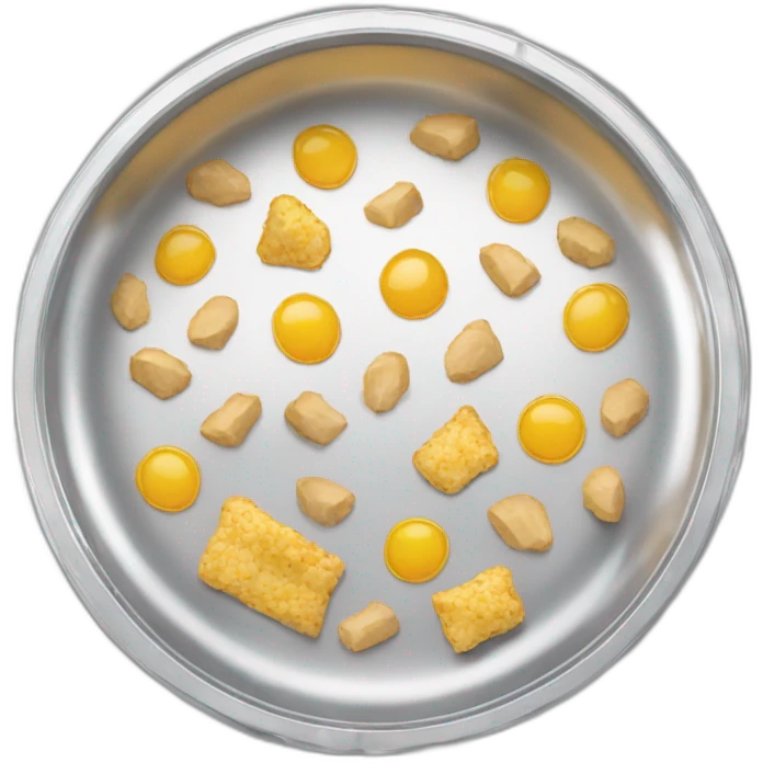 food plate covered in airtight foil emoji