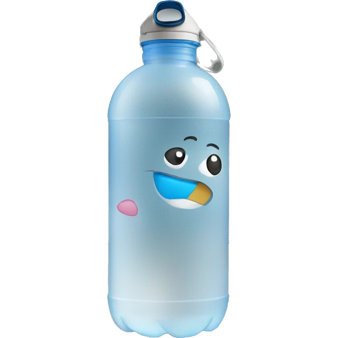 Water bottle  emoji