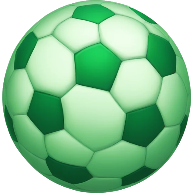 green soccer ball emoji