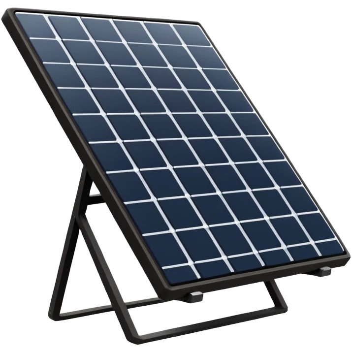 2d solar panel lines emoji