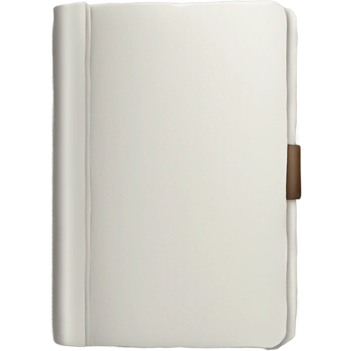 white journal  emoji