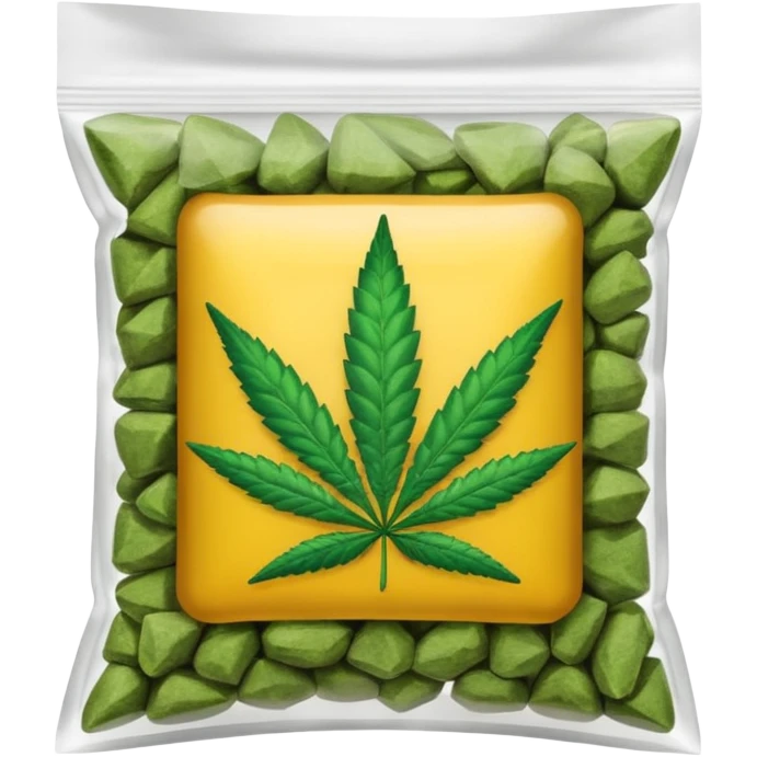 weed pound baggie with name stunk emoji