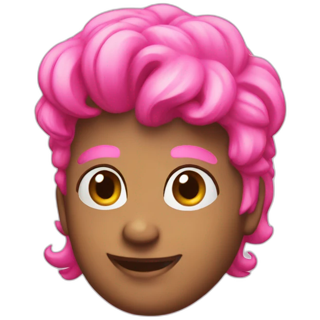 Pinkes lachenden emoji emoji