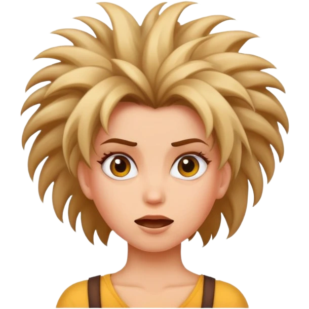 Crazy girl emoji