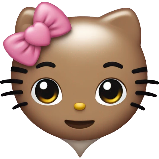 hello kitty heart emoji