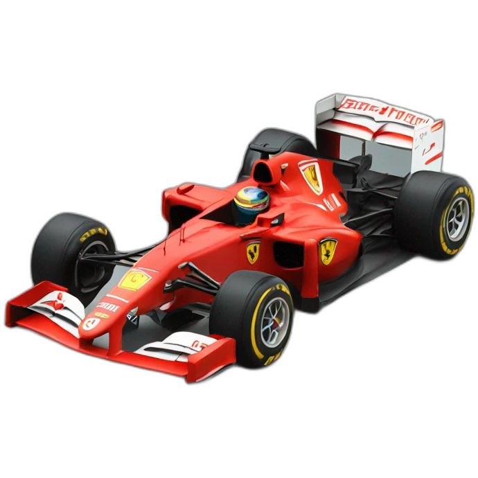 Ferrari F1 car emoji
