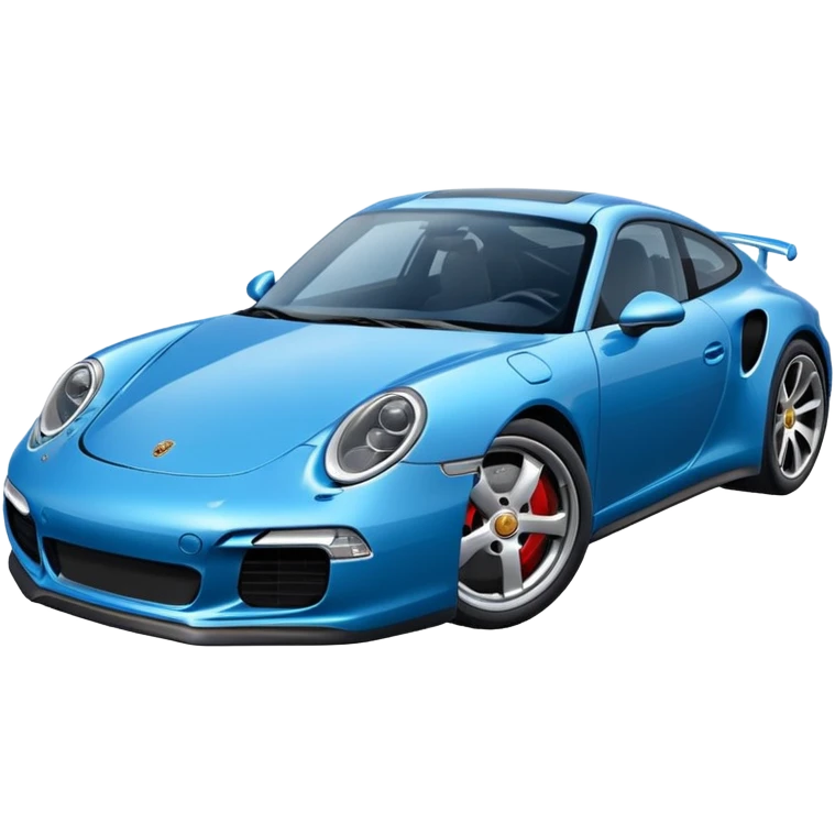 Porsche 911 bleue nuit emoji