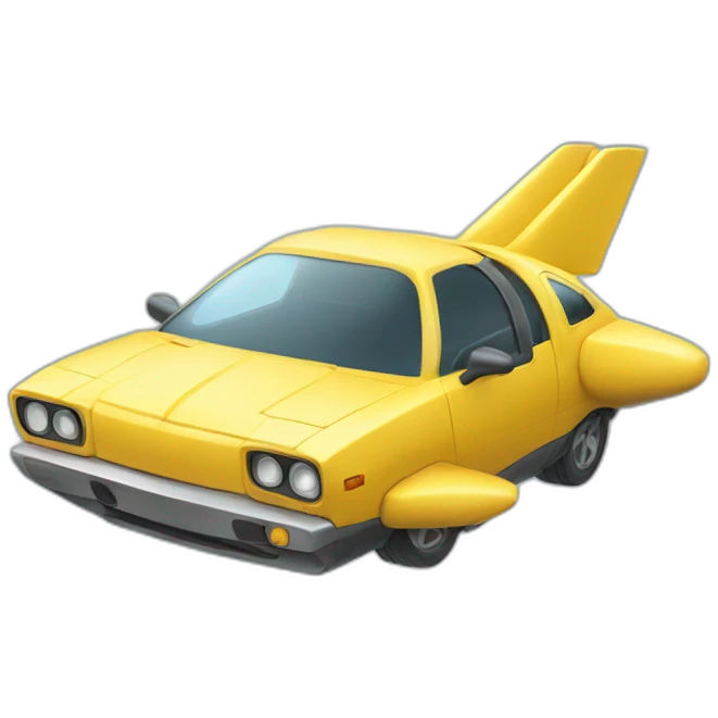 Flying car emoji