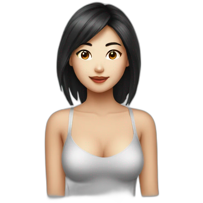 Sexy Asian girl emoji