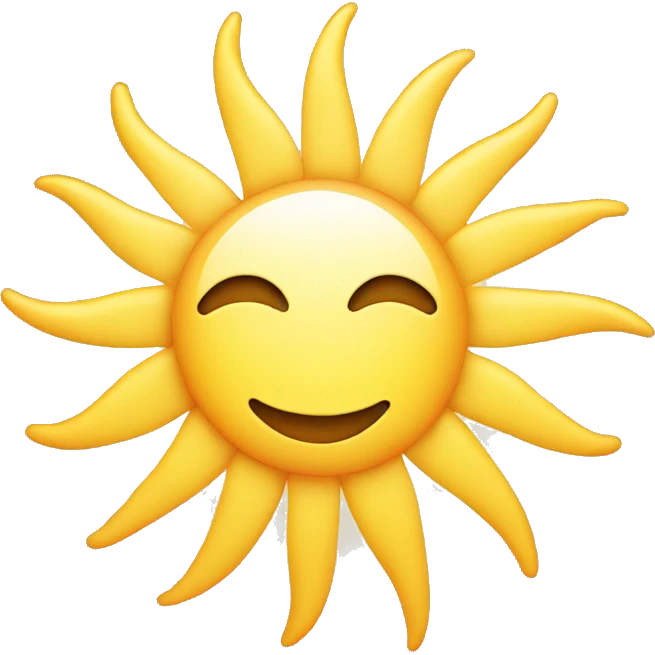 sun coming up emoji