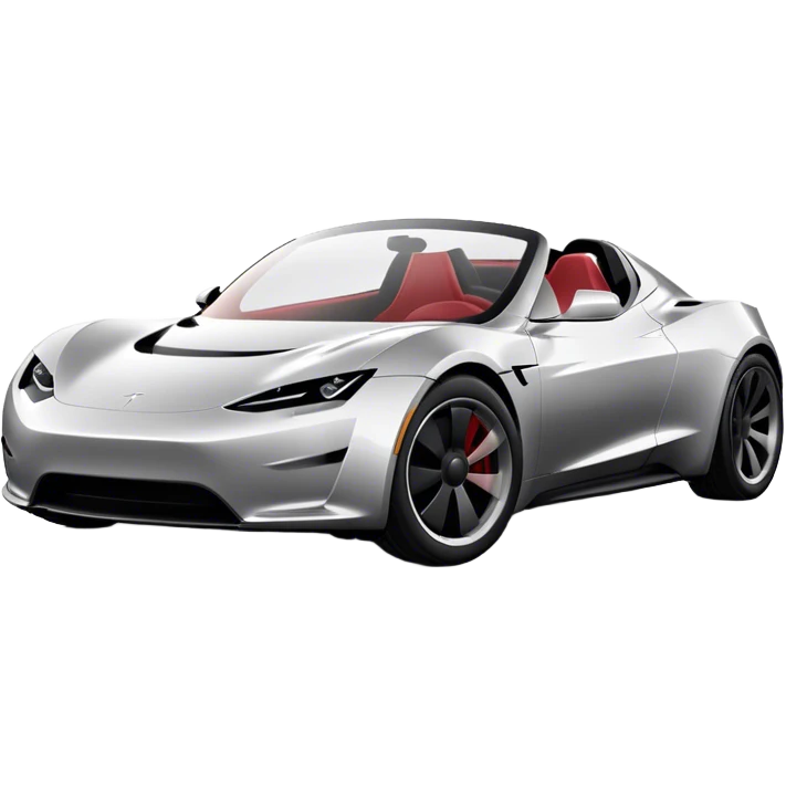 Tesla Roadster - Tesla (Model Year: 2020) (Iconic colour: Silver) emoji