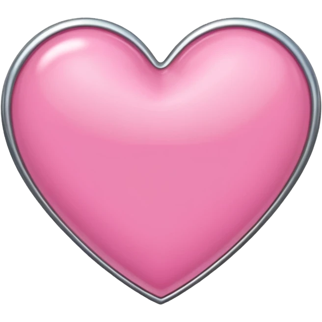 A pink heart with a band emoji