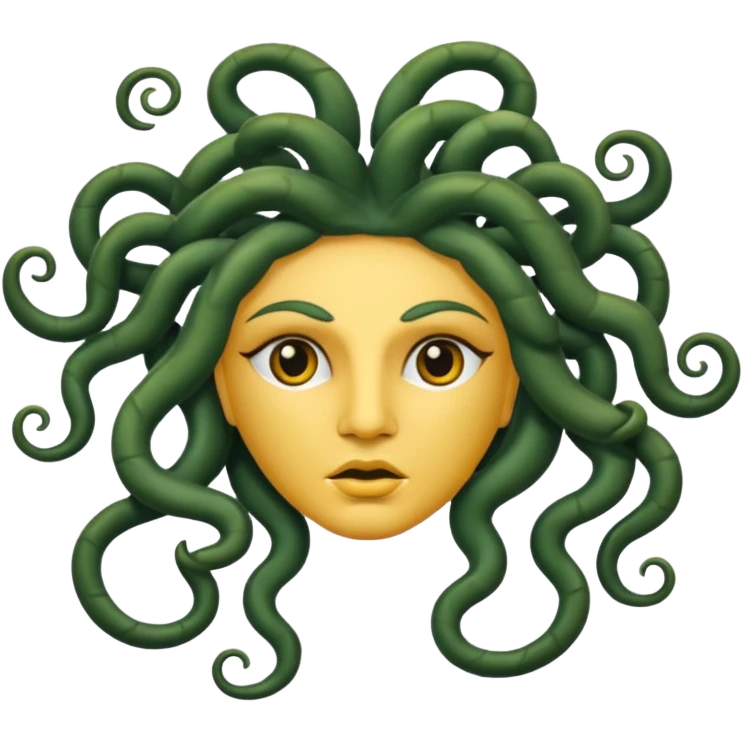 The Sicilian Medusa emoji